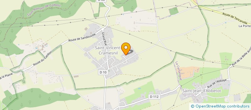 localisation de l'entreprise LH AFFRETEMENT à SAINT-VINCENT-CRAMESNIL