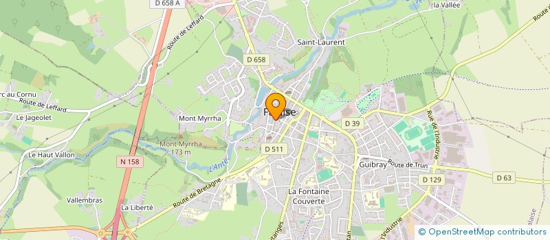 localisation de l'entreprise LH AGENCEMENT  FALAISE