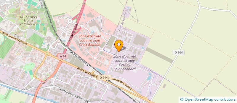 localisation de l'entreprise LH AGENCY  CERNAY-LES-REIMS