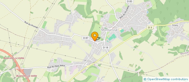 localisation de l'entreprise LH AUTO  CHASSENEUIL-DU-POITOU