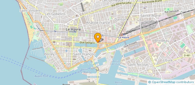 localisation de l'entreprise LH AVENIR à LE HAVRE