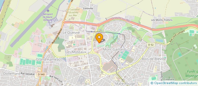 localisation de l'entreprise LH BATIMENT  LE HAVRE