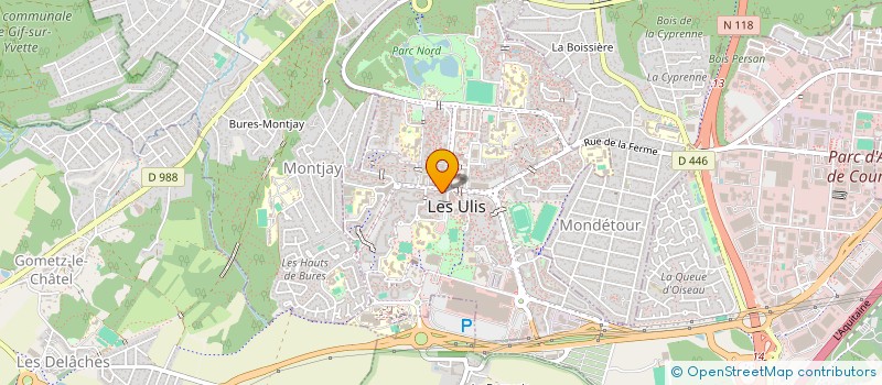 localisation de l'entreprise LH BOUCHERIE à LES ULIS