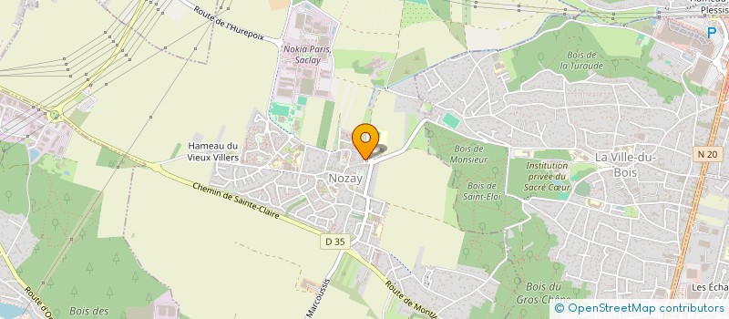 localisation de l'entreprise LH BUSINESS  NOZAY