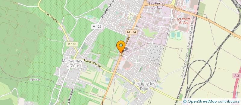 localisation de l'entreprise LH & CO à MARSANNAY-LA-COTE