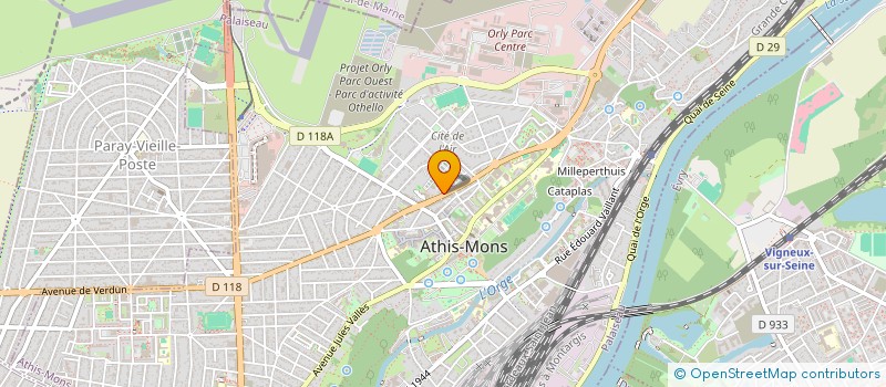 localisation de l'entreprise LH CONSULTING à ATHIS-MONS