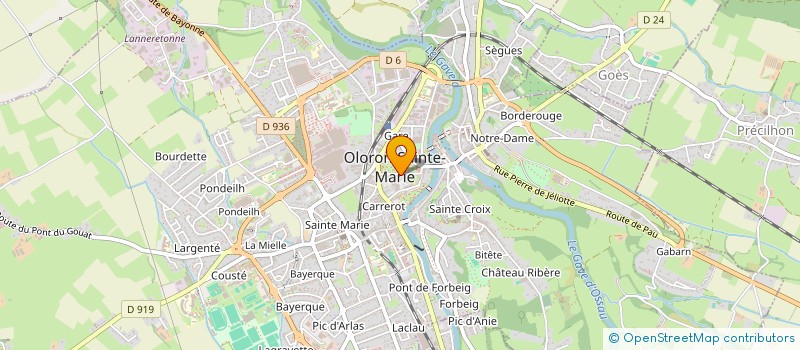localisation de l'entreprise LH CUISINES à OLORON-SAINTE-MARIE