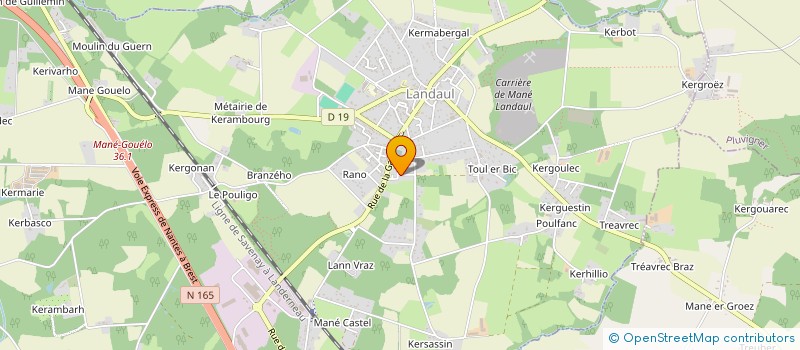 localisation de l'entreprise LH DECOR  CALAN