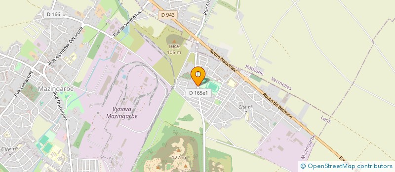 localisation de l'entreprise LH DEV  MAZINGARBE