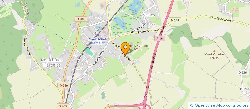 localisation de l'entreprise LH DEVELOPPEMENT  NESLES