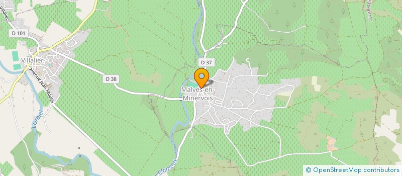 localisation de l'entreprise LH DIFFUSION  MALVES-EN-MINERVOIS