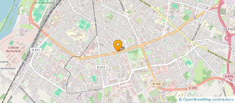 localisation de l'entreprise LH DISTRIBUTION  ANGERS