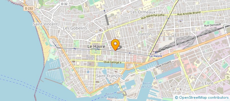 localisation de l'entreprise LH DIVERSIFICATIONS à LE HAVRE