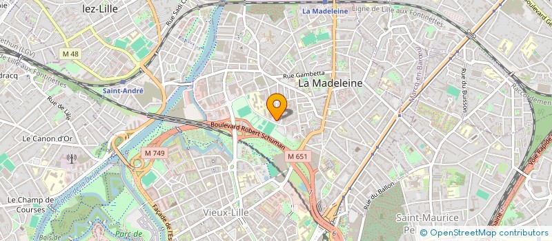 localisation de l'entreprise LH ELITE STORE à LA MADELEINE