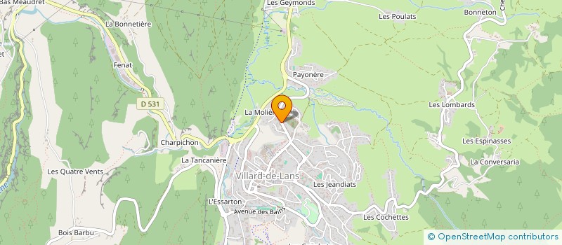 localisation de l'entreprise LH EXPERT  VILLARD-DE-LANS