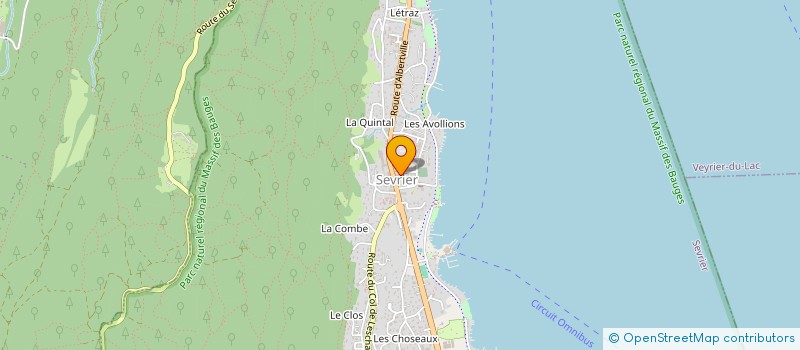 localisation de l'entreprise LH FAMILY à SEVRIER