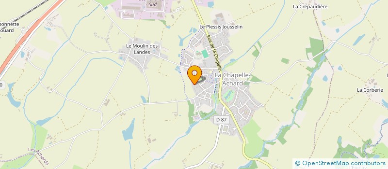 localisation de l'entreprise LH GEOSERVICES à LES ACHARDS