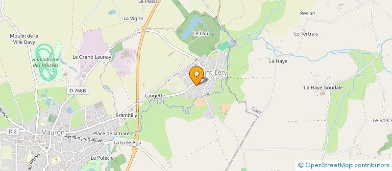 localisation de l'entreprise LH HOLDING  SAINT-LERY