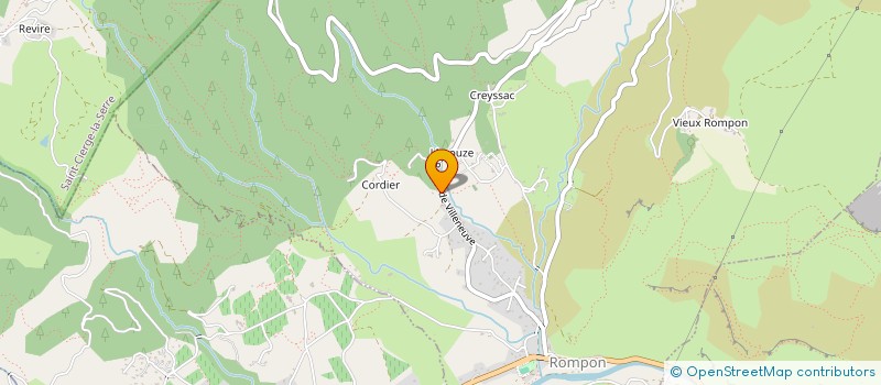 localisation de l'entreprise LH IMMO  ROMPON