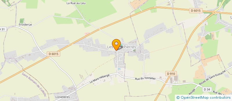 localisation de l'entreprise LH INDUSTRIE  LES TROIS-PIERRES