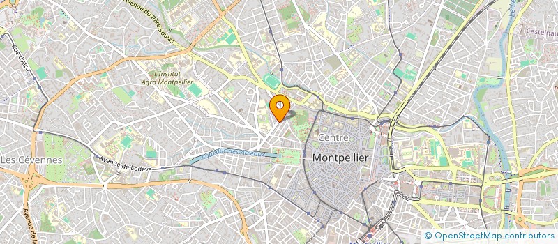 localisation de l'entreprise LH INGENIERIE à MONTPELLIER