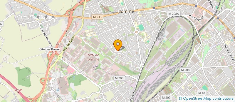localisation de l'entreprise LH INVEST à LILLE