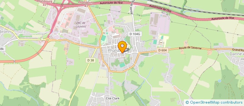 localisation de l'entreprise LH INVEST  PHALSBOURG