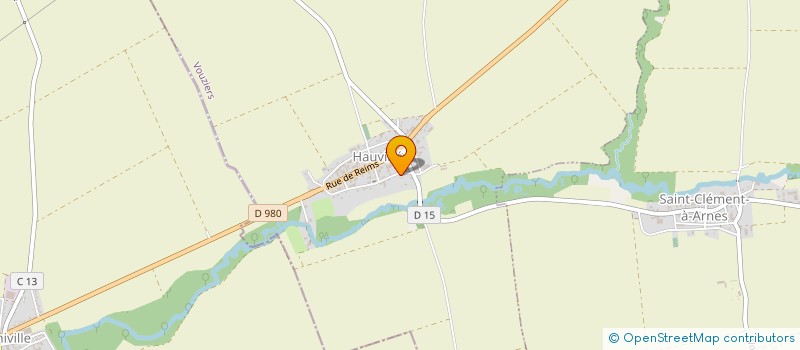 localisation de l'entreprise LH INVESTISSEMENT  HAUVINE