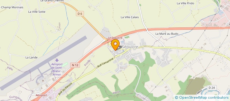 localisation de l'entreprise LH ISOCONCEPT à PLERIN
