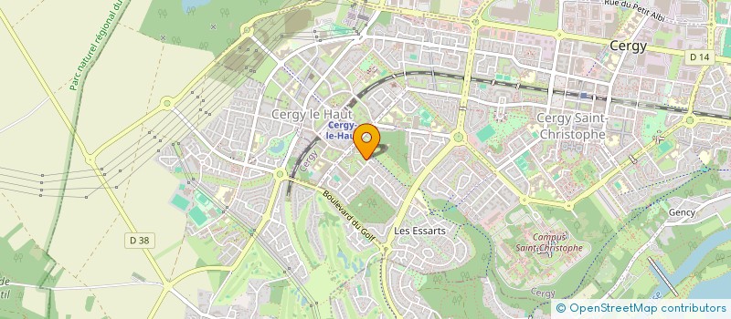 localisation de l'entreprise LH LEFRUIT  CERGY