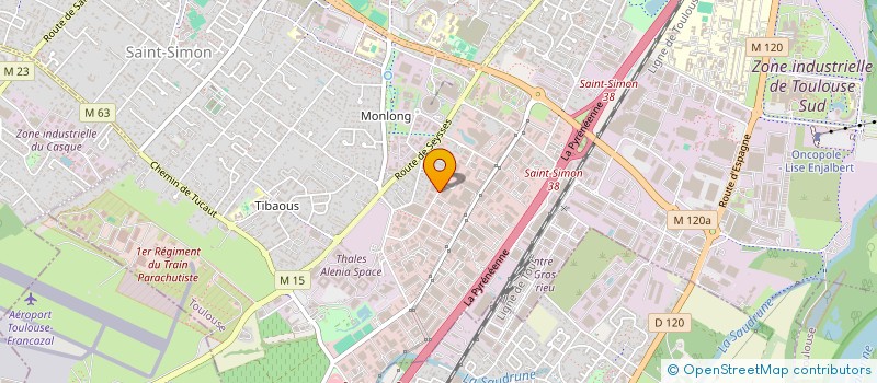 localisation de l'entreprise LH-LOC  TOULOUSE