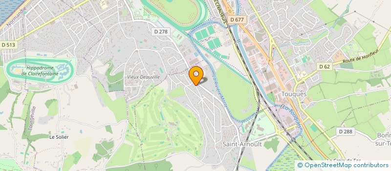 localisation de l'entreprise LH MARINE  SAINT-ARNOULT