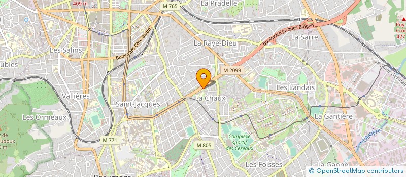 localisation de l'entreprise LH MED SERVICES à CLERMONT-FERRAND