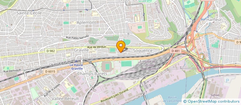 localisation de l'entreprise LH MUSIC PROD à LE HAVRE