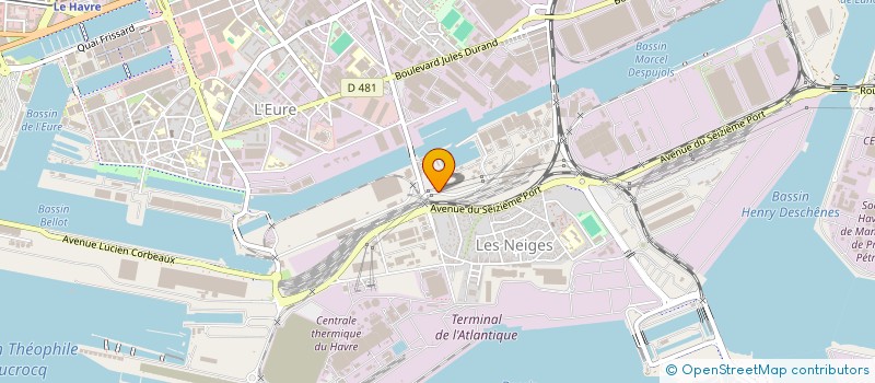 localisation de l'entreprise LH OCEAN RACING à LE HAVRE