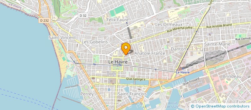 localisation de l'entreprise LH PAPERS  LE HAVRE