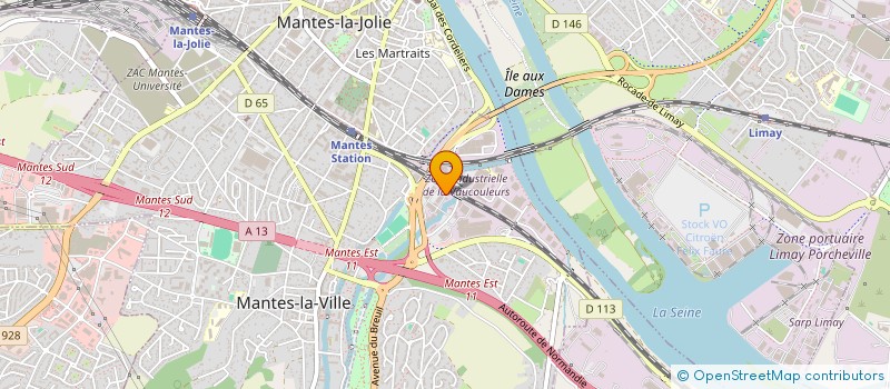 localisation de l'entreprise LH.PRO CONSTRUCTIONS  MANTES-LA-VILLE