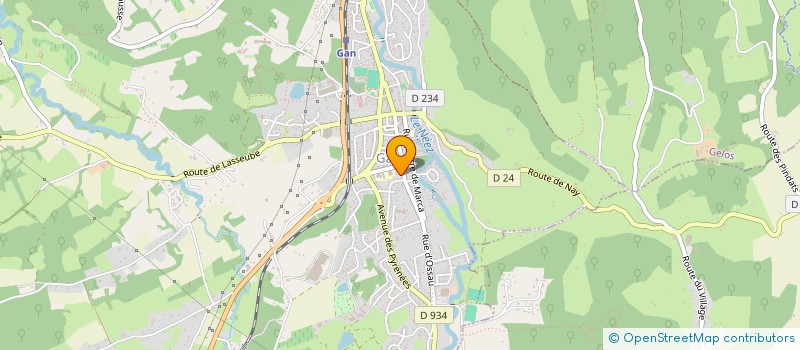 localisation de l'entreprise LH-PRODUCTION-64  GAN