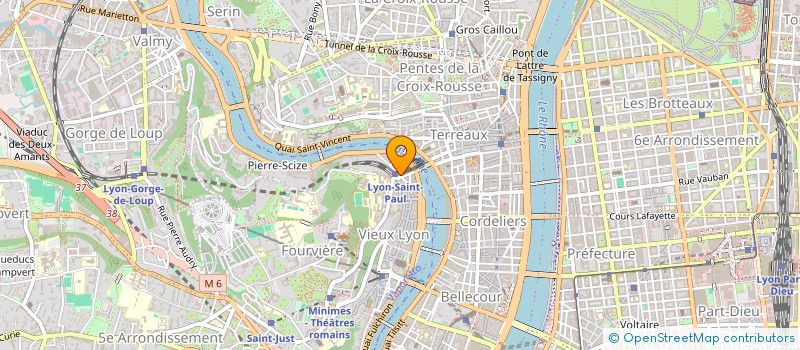 localisation de l'entreprise LH & RC à LYON