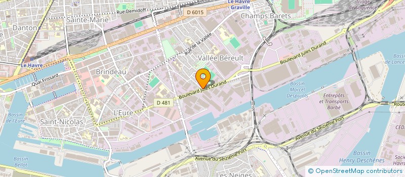 localisation de l'entreprise LH RENO à LE HAVRE