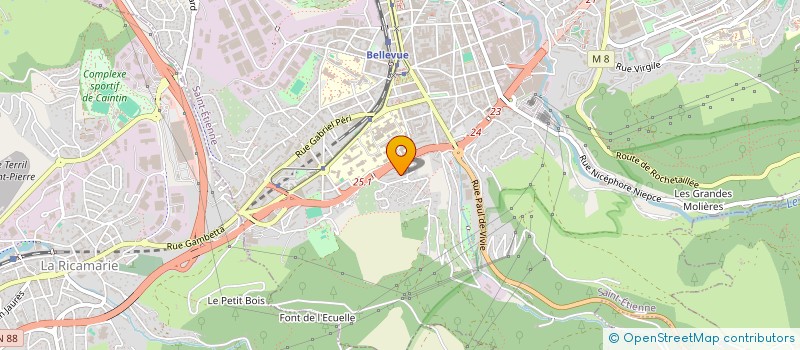 localisation de l'entreprise LH RENOVATION  SAINT-ETIENNE