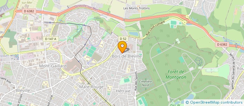 localisation de l'entreprise LH RENOVE 76 à LE HAVRE