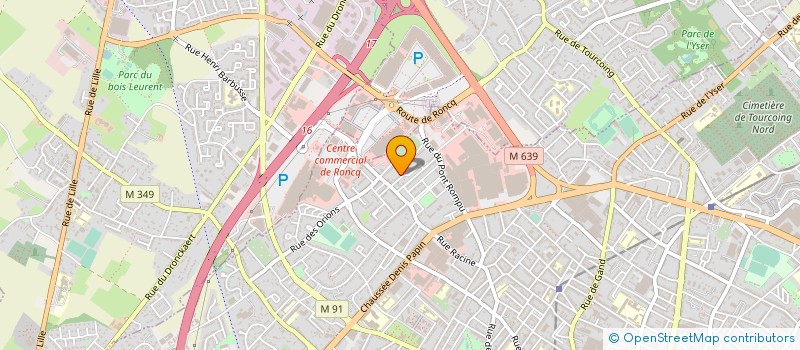 localisation de l'entreprise LH-SERVICES  TOURCOING