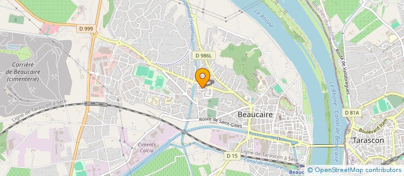 localisation de l'entreprise LH SERVICES  BEAUCAIRE