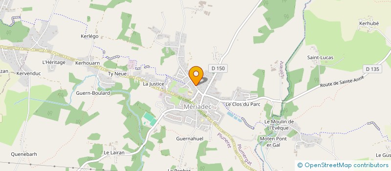 localisation de l'entreprise LH SERVICES  PLUMERGAT