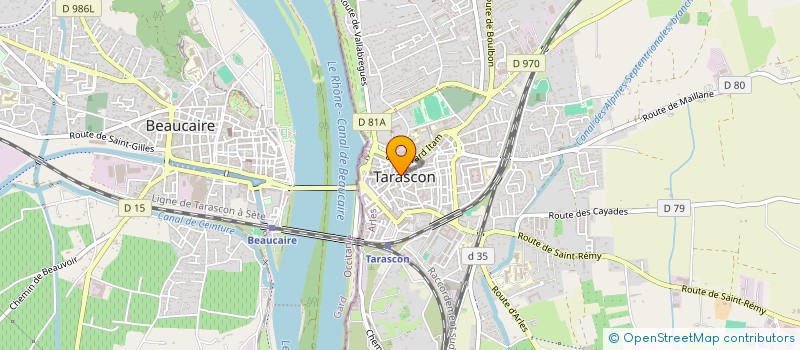 localisation de l'entreprise LH SERVICES à TARASCON