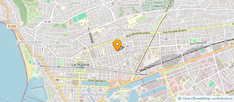 localisation de l'entreprise LH SPORT CLUB à LE HAVRE