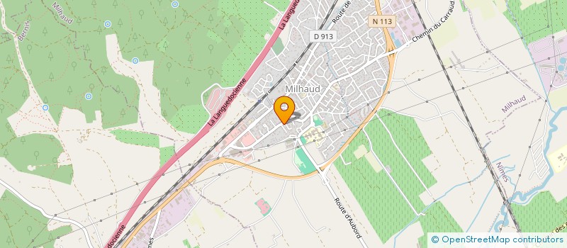 localisation de l'entreprise LH STRATEGY  MILHAUD