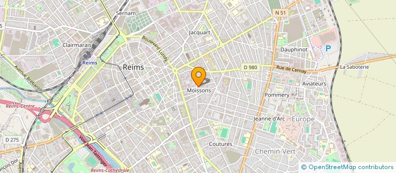 localisation de l'entreprise LH TRANS GEORGIA  REIMS