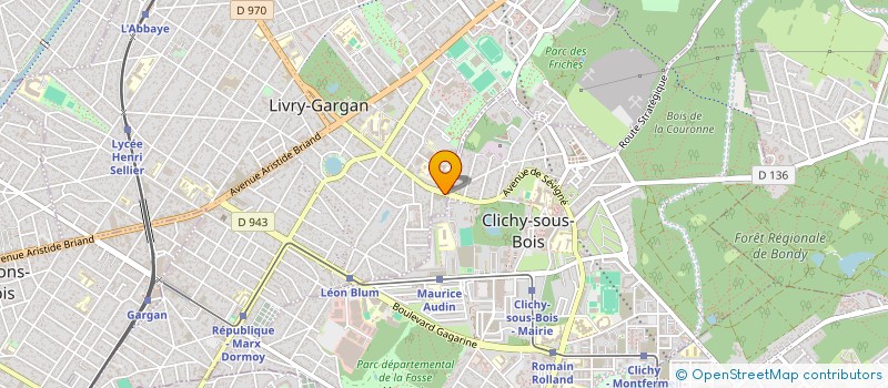 localisation de l'entreprise LH TRANSPORTS à LIVRY-GARGAN